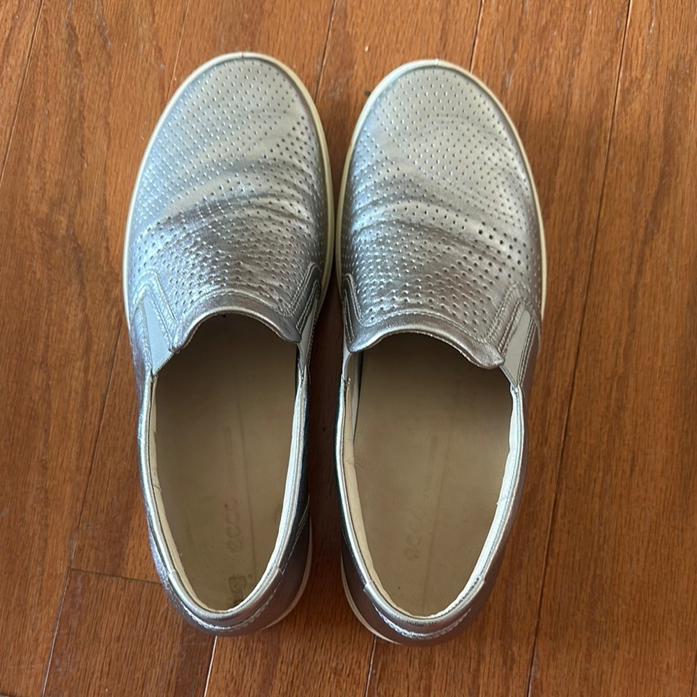 Ecco Silver Women's Sneakers
